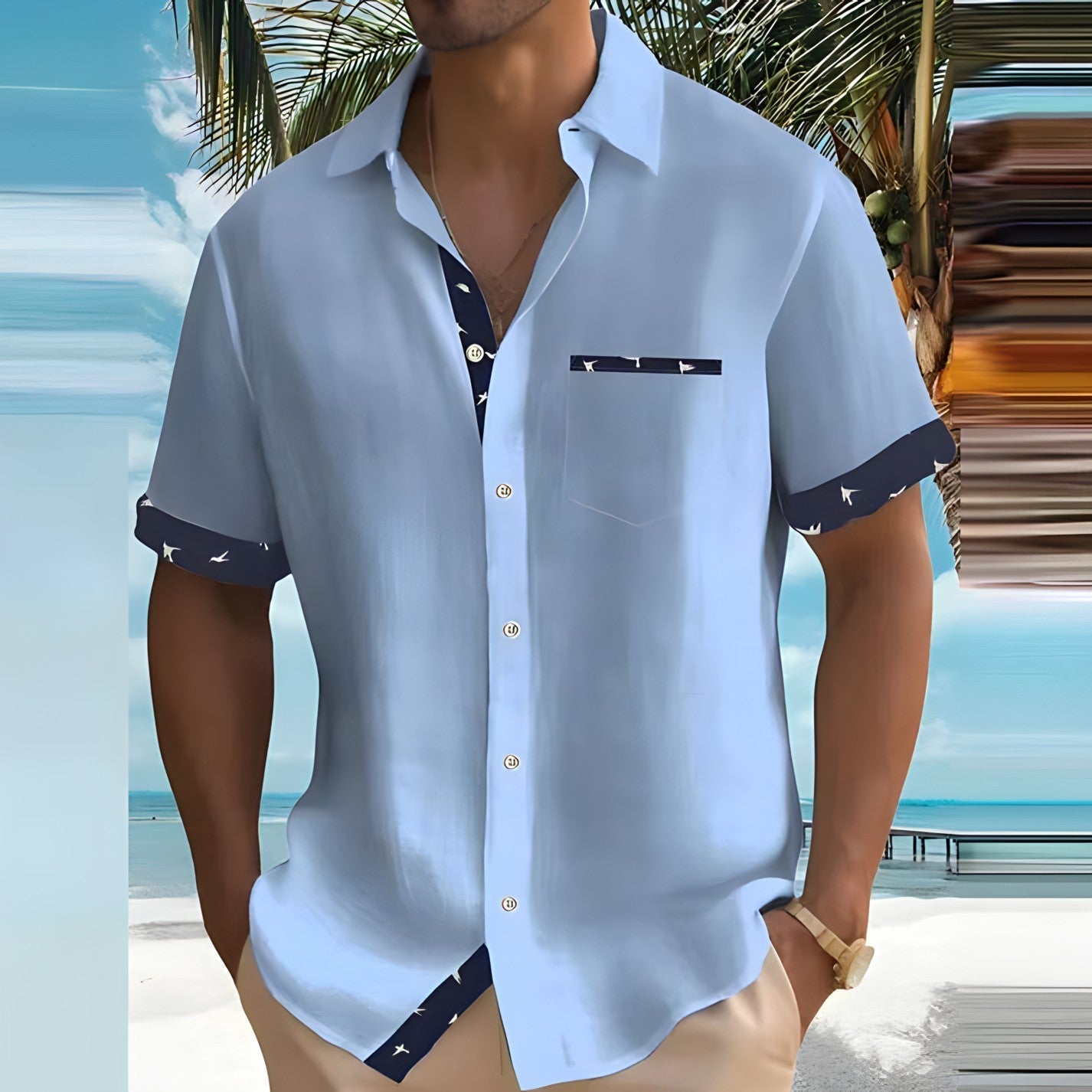 Andrew| Versatile Lightweight Men's Shirt for Summer 2