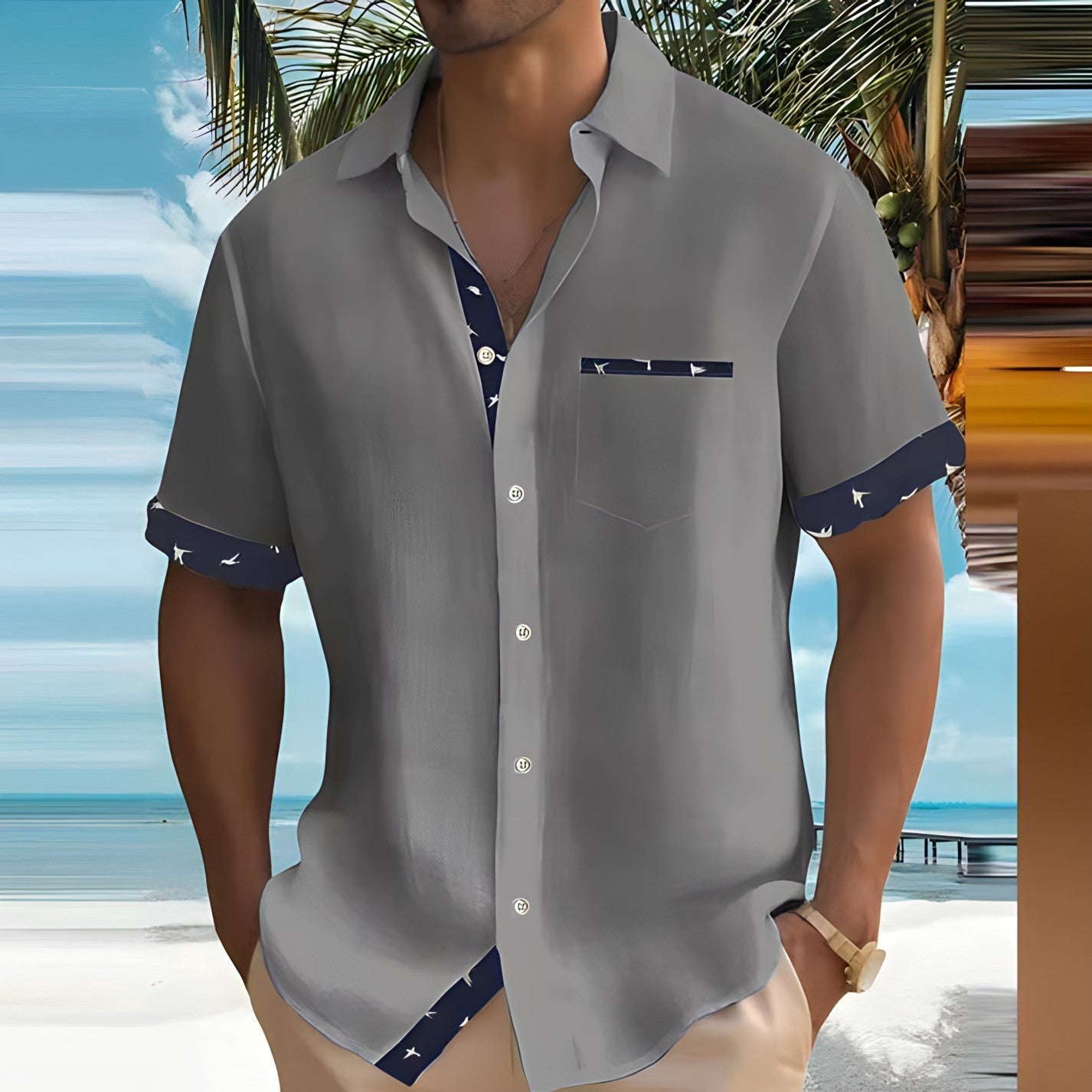Andrew | Versatile Lightweight Men's Shirt for Summer 3