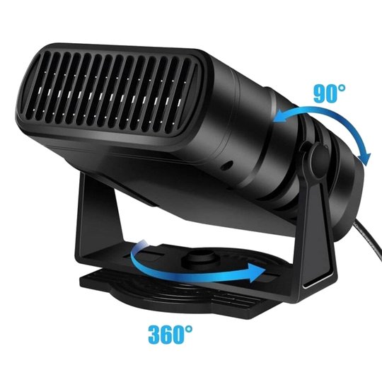 AutoHeat | 12V Portable Car Heater with 360° Rotation | Fast Heating & Defrosting for Winter Comfort 4