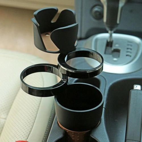 Car Organizer | Multi-Function Storage Cup Holder with Silicone Grip | Easy Access for Tidy Travel 0