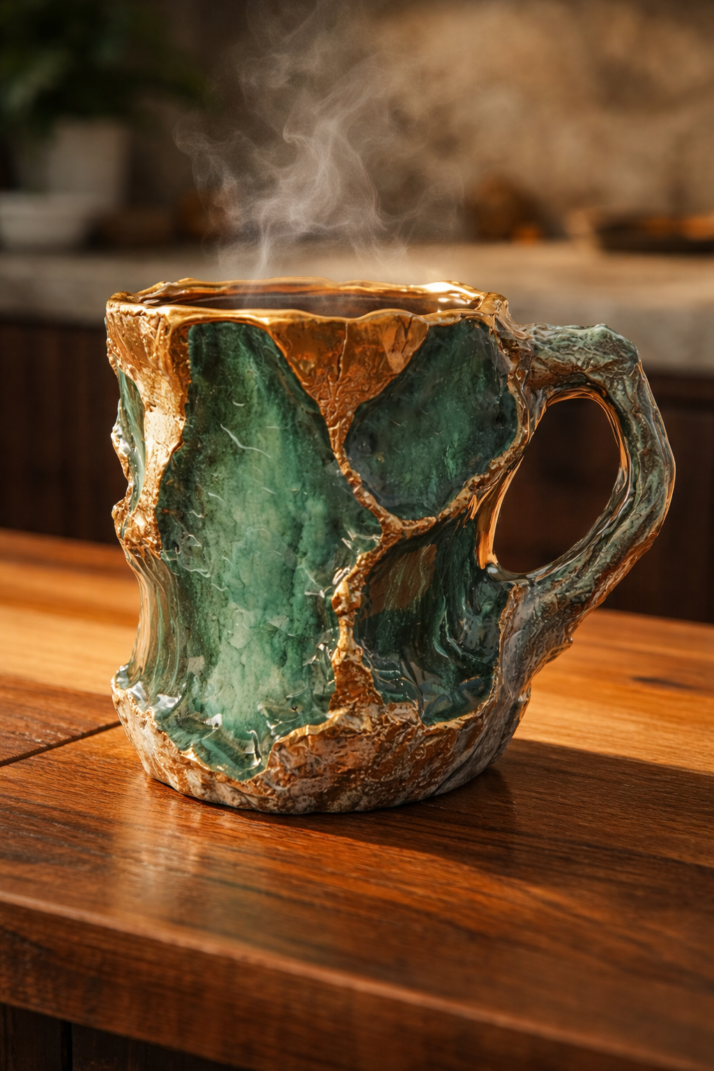 Elegant Mineral Crystal Coffee Mug with Unique Quartz Design | Perfect for Daily Enjoyment