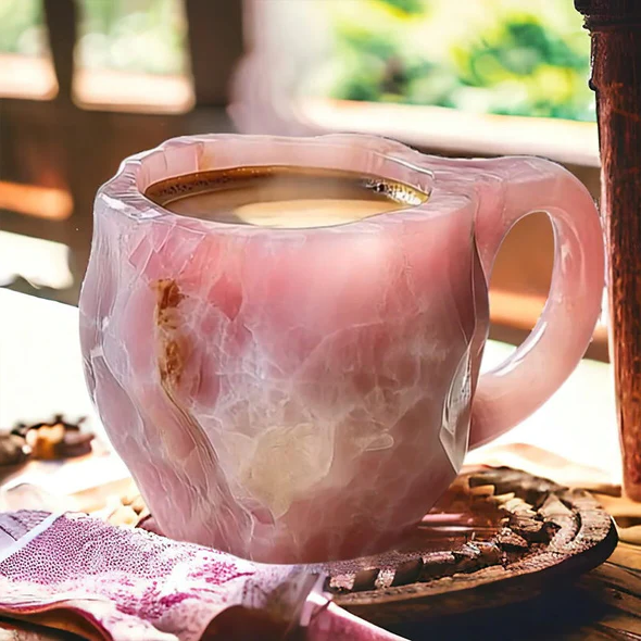 Elegant Mineral Crystal Coffee Mug with Unique Quartz Design | Perfect for Daily Enjoyment 3