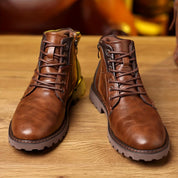 Ethan | Classic Vintage Lace-Up Mens Snow Boots 3