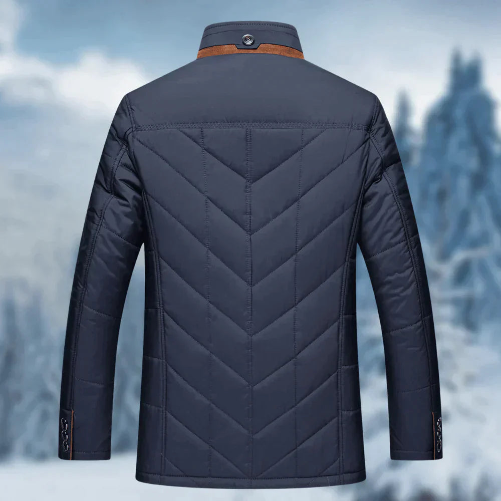 George | Cozy Modern Quilted Men's Winter Jacket 1