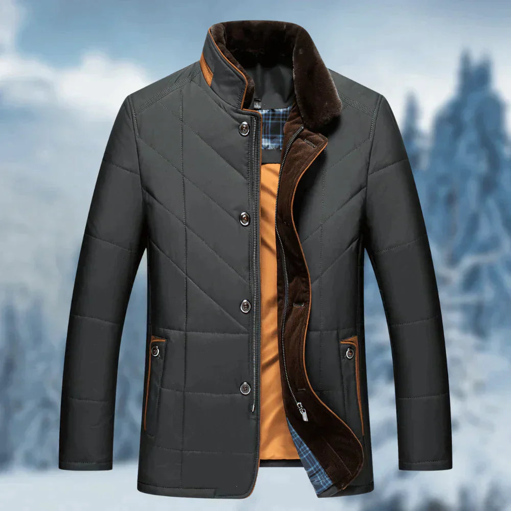 George | Cozy Modern Quilted Men's Winter Jacket 2