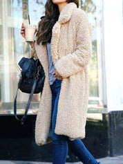 Isla | Cozy Oversized Long Teddy Coat for Women 1