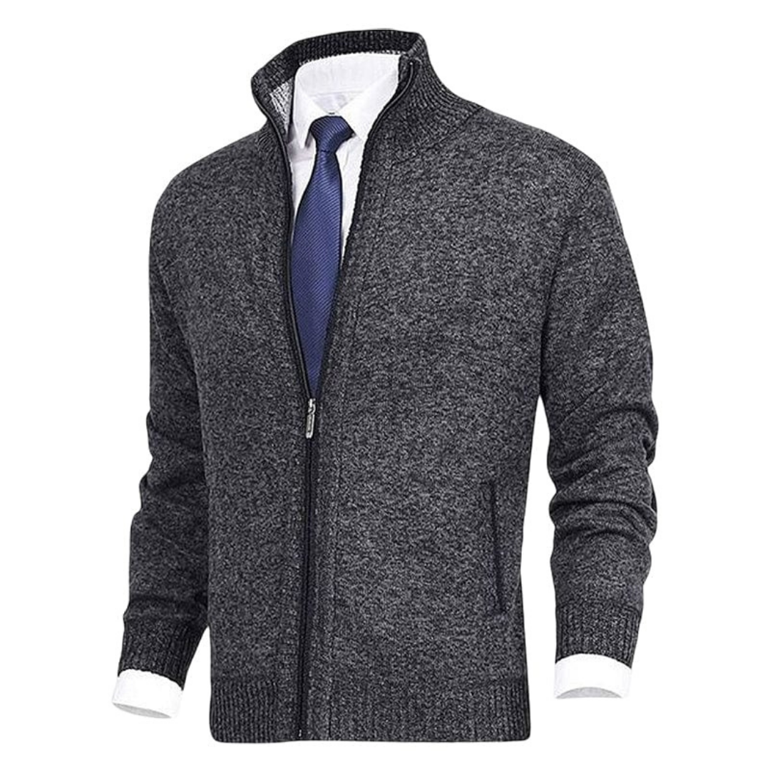 Jack | Cozy Men's Zip Up Cardigan for Winter Warmth 4