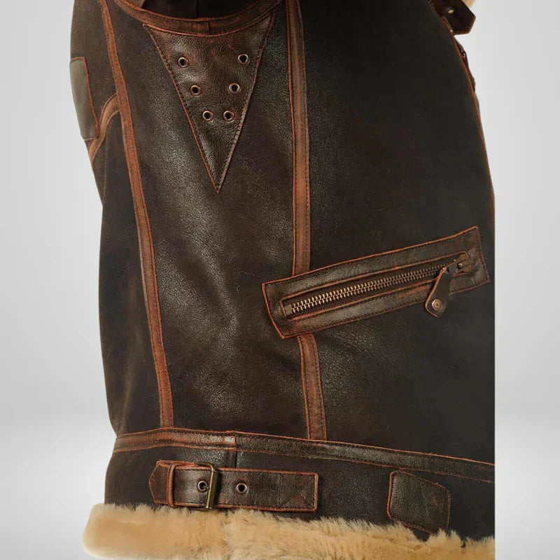 James | Stylish Aviator Men's Winter Jacket for Cold Weather 8