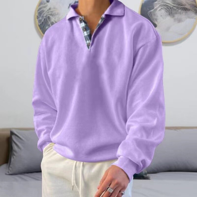 Joseph | Comfortable Oversized V-Neck Sweater for Men 3