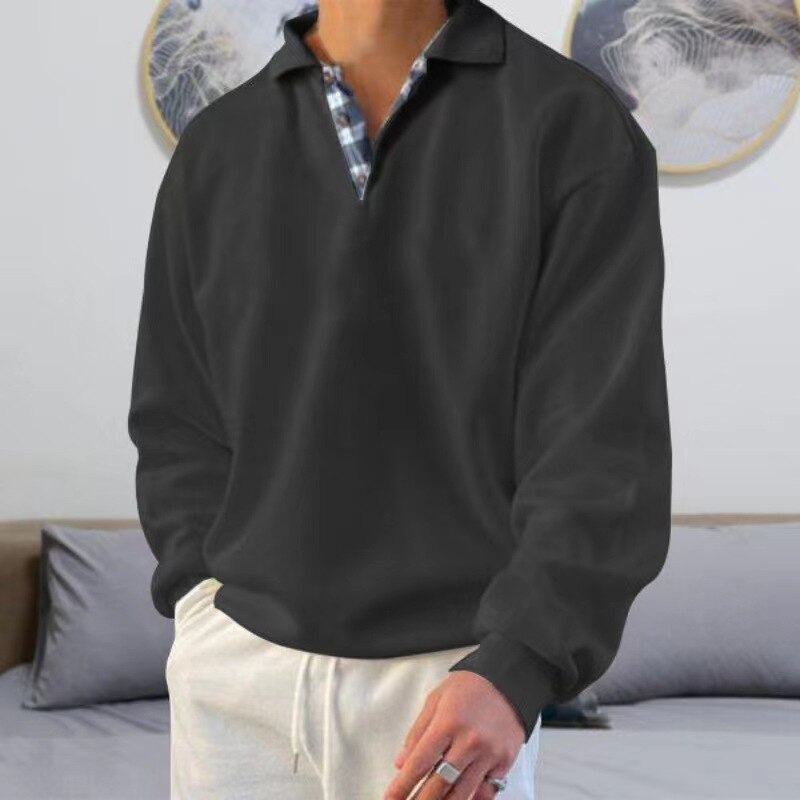 Joseph | Comfortable Oversized V-Neck Sweater for Men 4