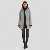 Mia | Elegant Warm Wool Blend Winter Coat for Women 0