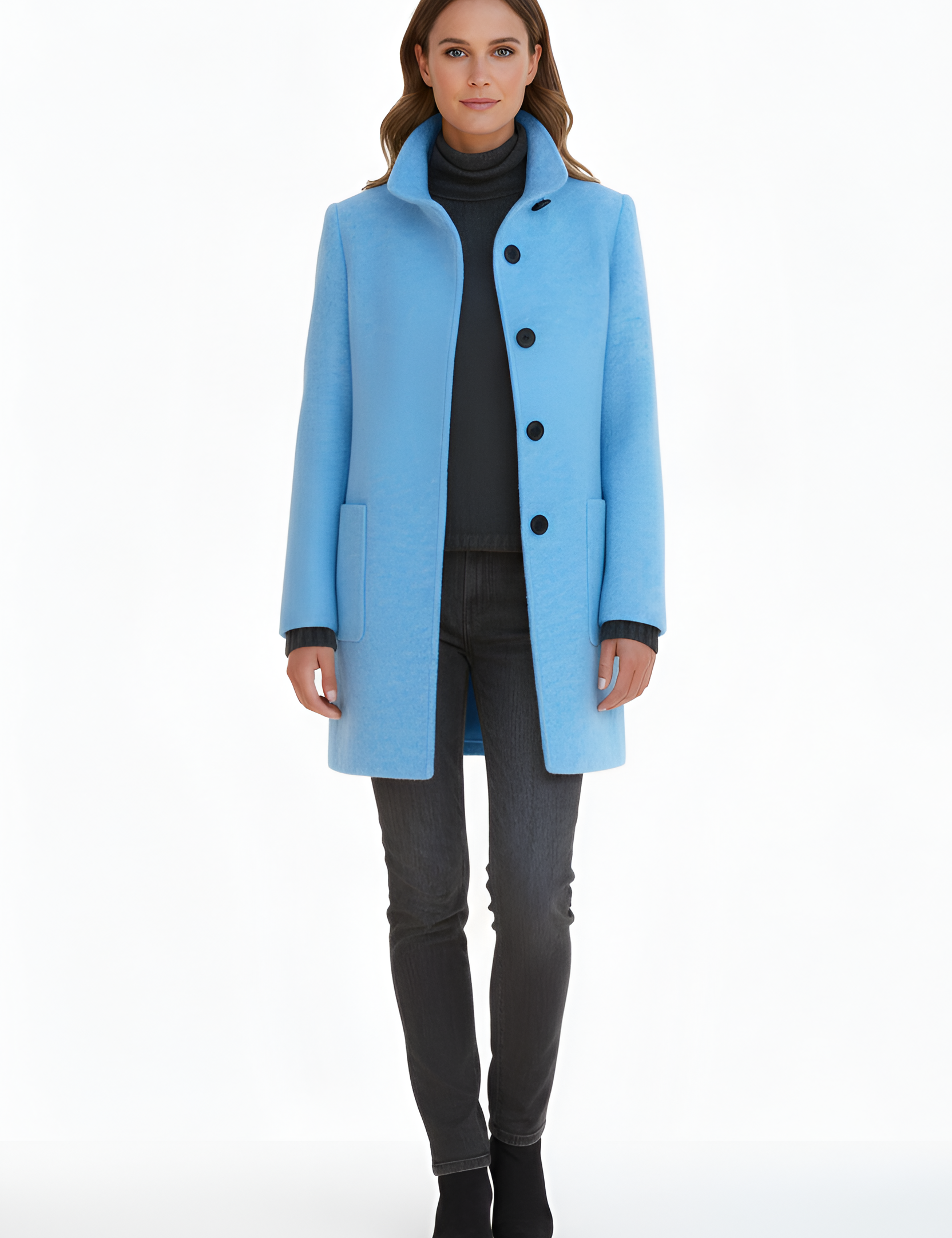 Mia | Elegant Warm Wool Blend Winter Coat for Women 10