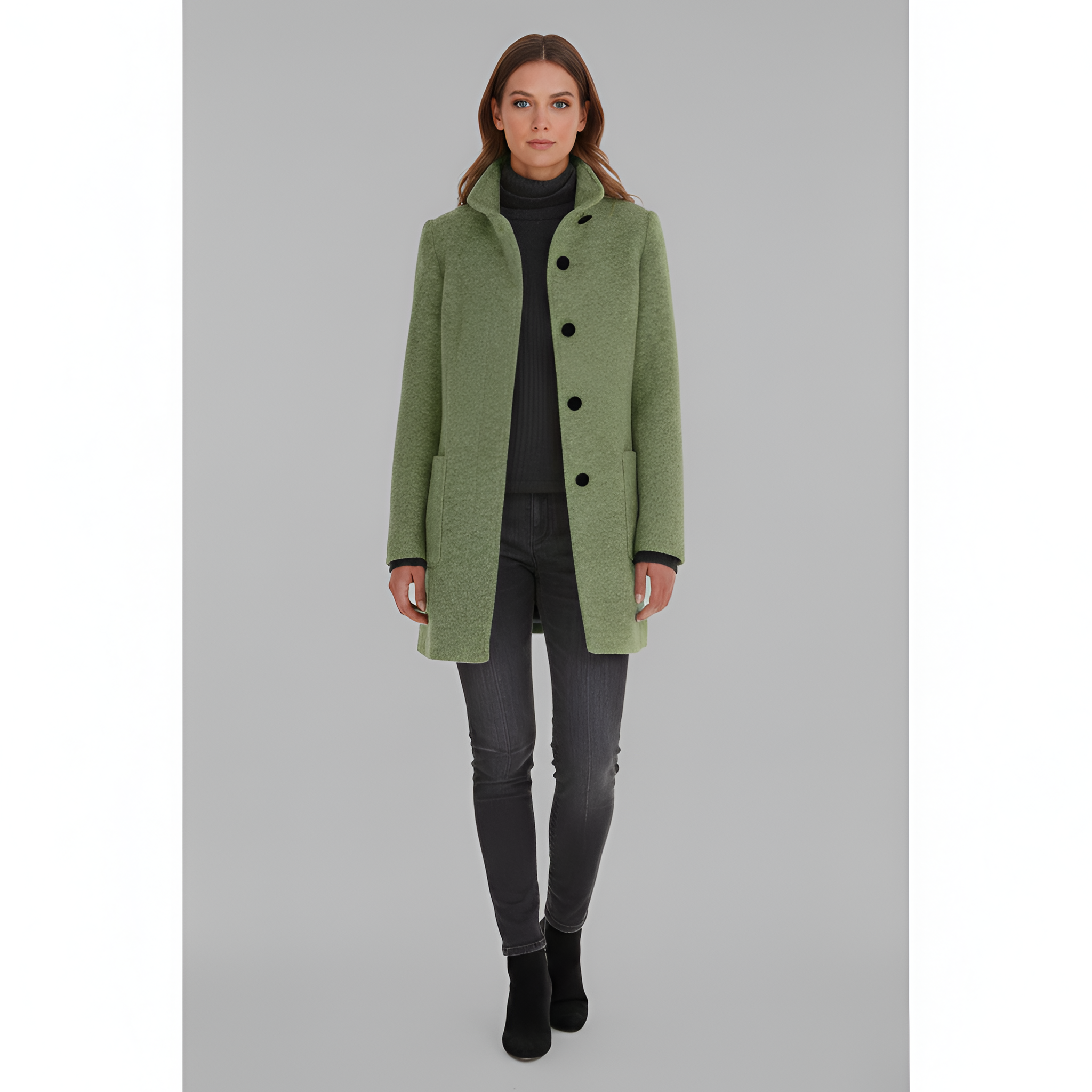 Mia | Elegant Warm Wool Blend Winter Coat for Women 11
