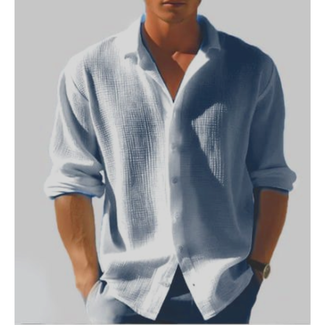 Oliver | Elegant Casual Long Sleeve Button Down Shirt 0