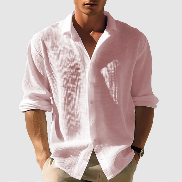 Oliver | Elegant Casual Long Sleeve Button Down Shirt 3