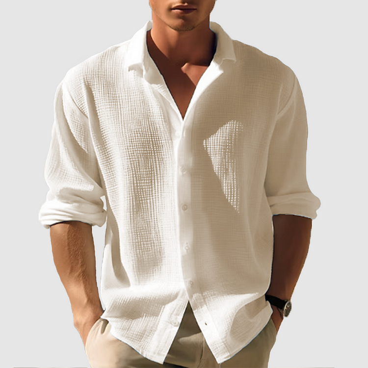 Oliver | Elegant Casual Long Sleeve Button Down Shirt 5