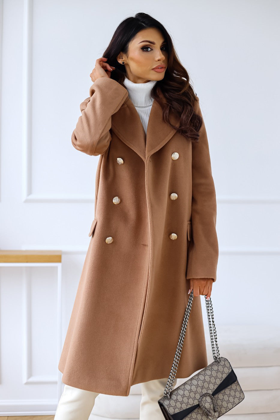 Sophia | Elegant Long Puffer Coat for Women's Winter Style 4