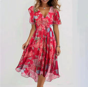 Sophie | Elegant V-Neck Midi Summer Dress 2