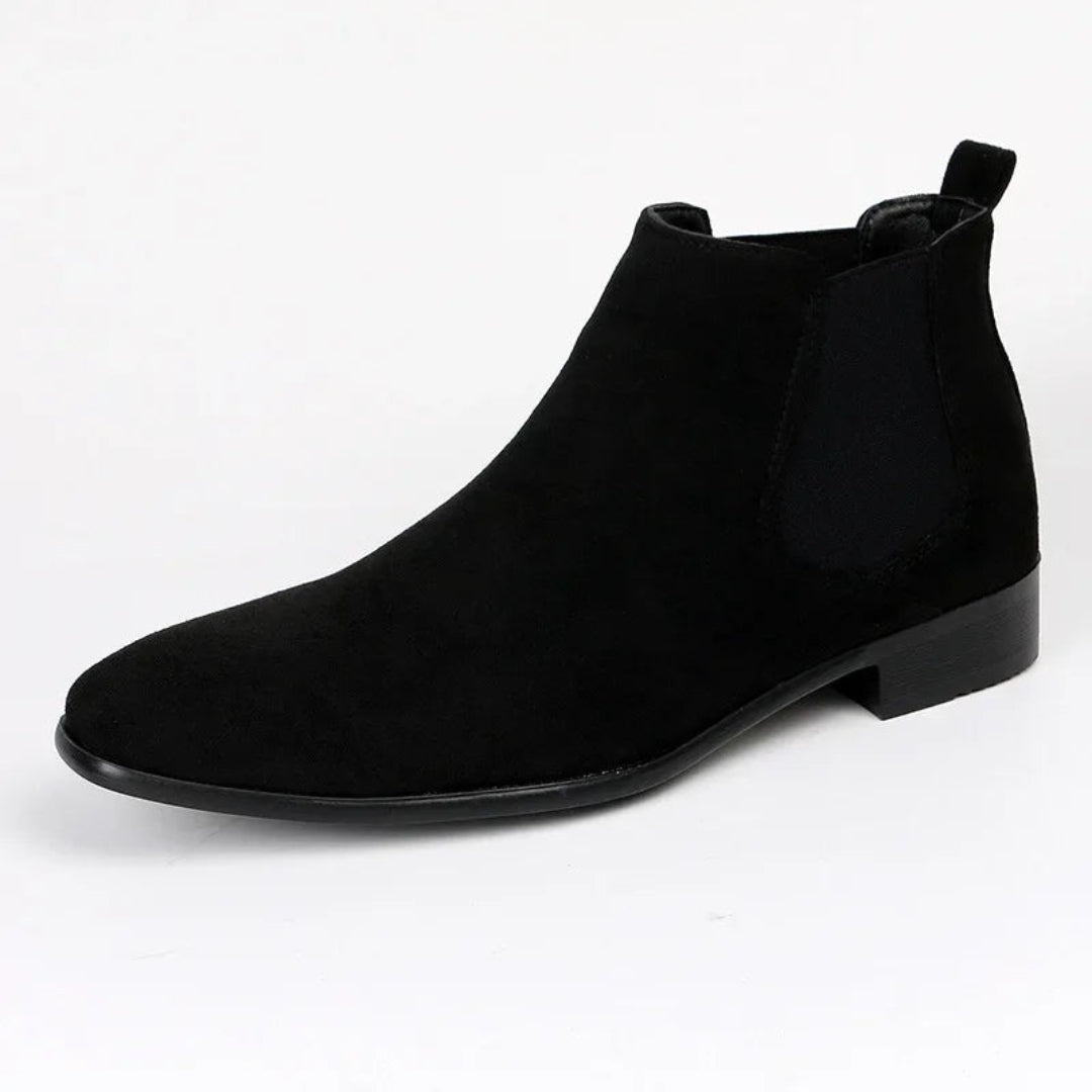Thomas | Comfortable Casual Black Ankle Boots 6
